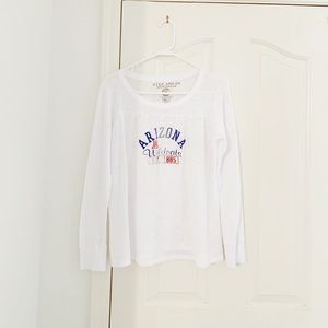 Arizona Wildcats White Long Sleeve Thermal Shirt